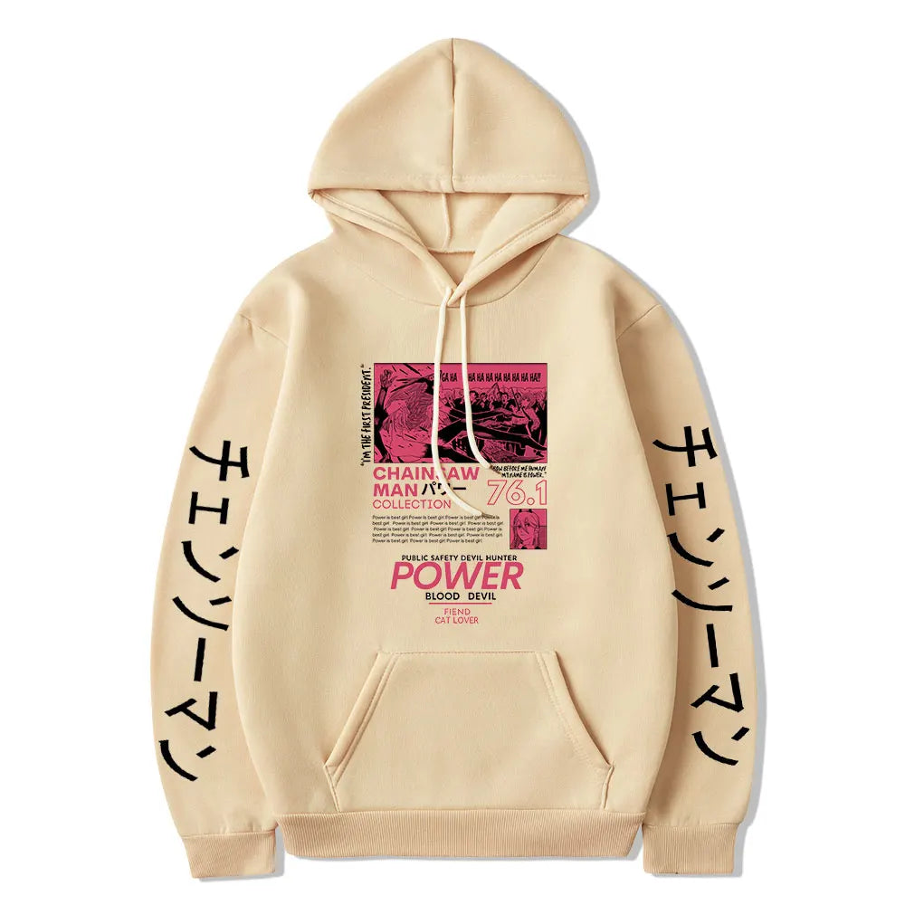 Power Hoodie – Graphic Design, Chainsaw Man - Eden of Clothes