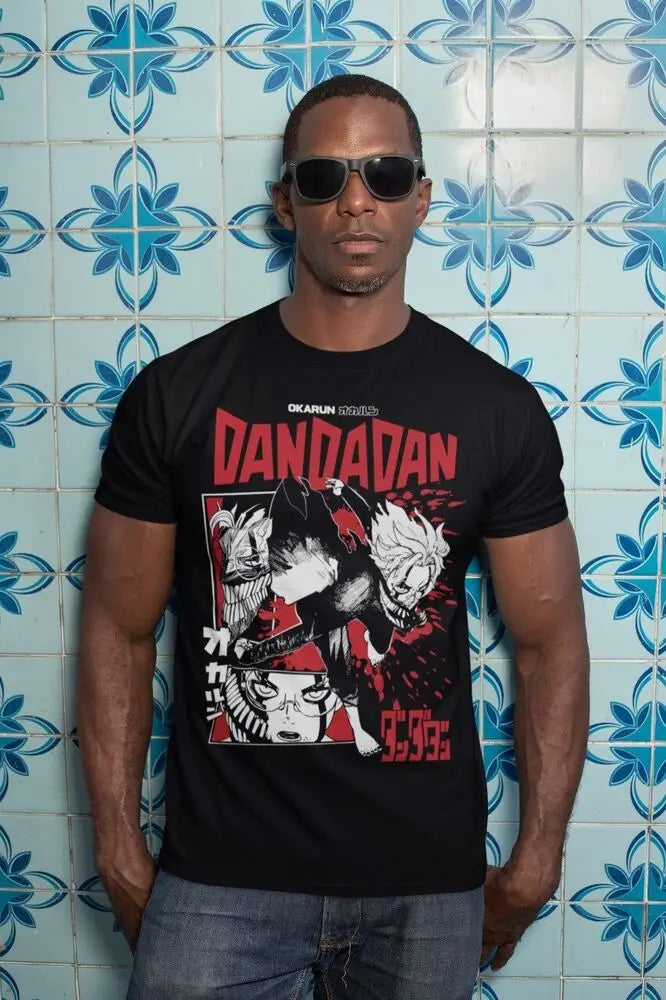 T-Shirt – Whimsical Print, Dandadan - Eden of Clothes