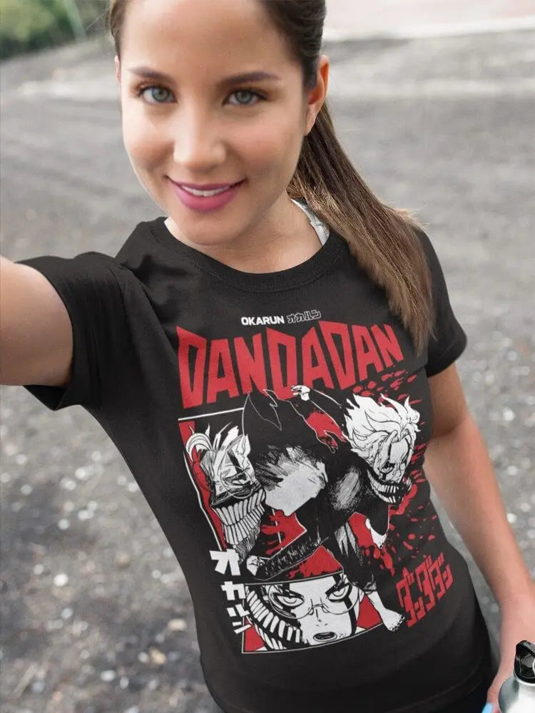 T-Shirt – Whimsical Print, Dandadan - Eden of Clothes