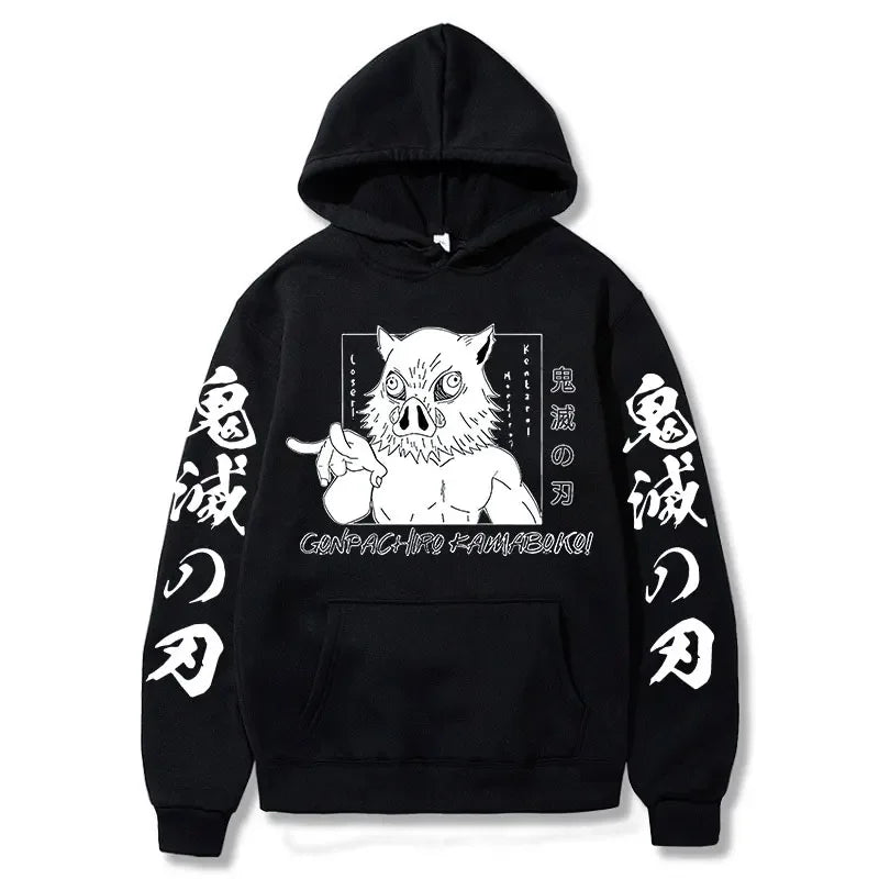 Inosuke Hoodie – Comfortable Fit, Demon Slayer - Eden of Clothes