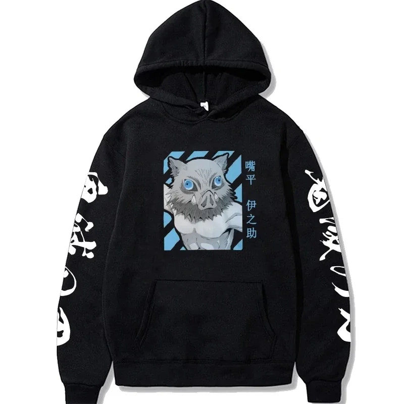 Inosuke Hoodie – Comfortable Fit, Demon Slayer - Eden of Clothes