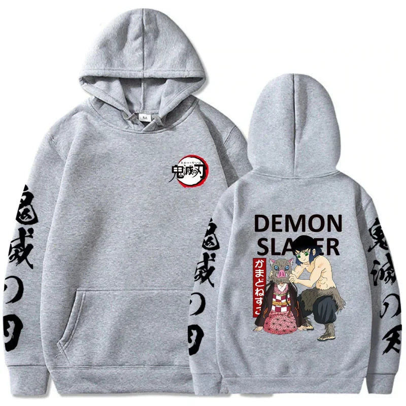 Inosuke Hoodie – Comfortable Fit, Demon Slayer - Eden of Clothes