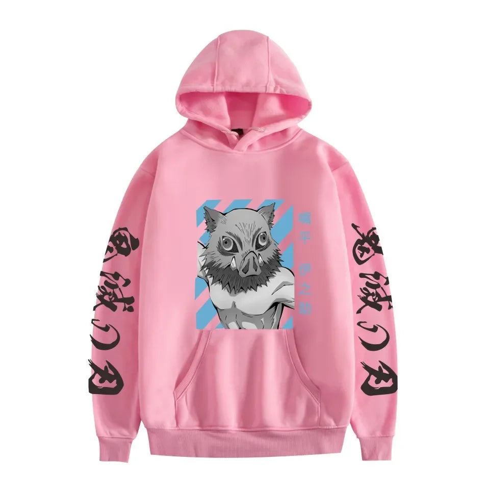 Inosuke Hoodie – Comfortable Fit, Demon Slayer - Eden of Clothes