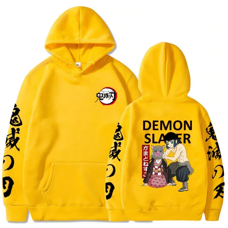 Inosuke Hoodie – Comfortable Fit, Demon Slayer - Eden of Clothes