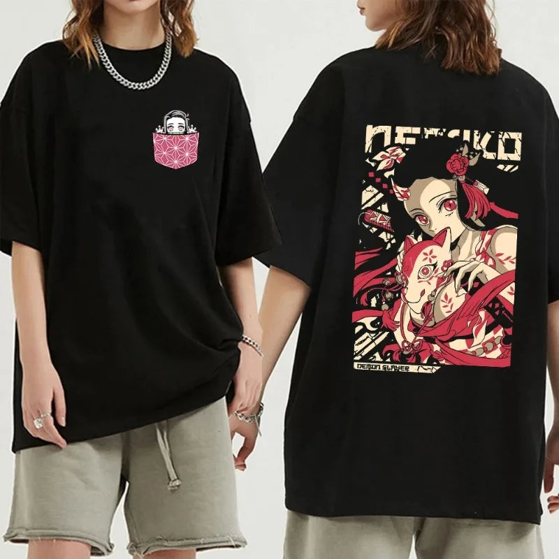 Nezuko T-Shirt – Casual Style, Demon Slayer - Eden of Clothes