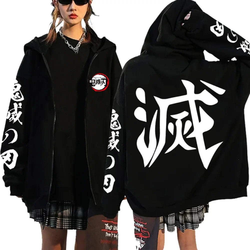 Nezuko & Tanjiro Jacket – Stylish Design, Demon Slayer Eden of Clothes