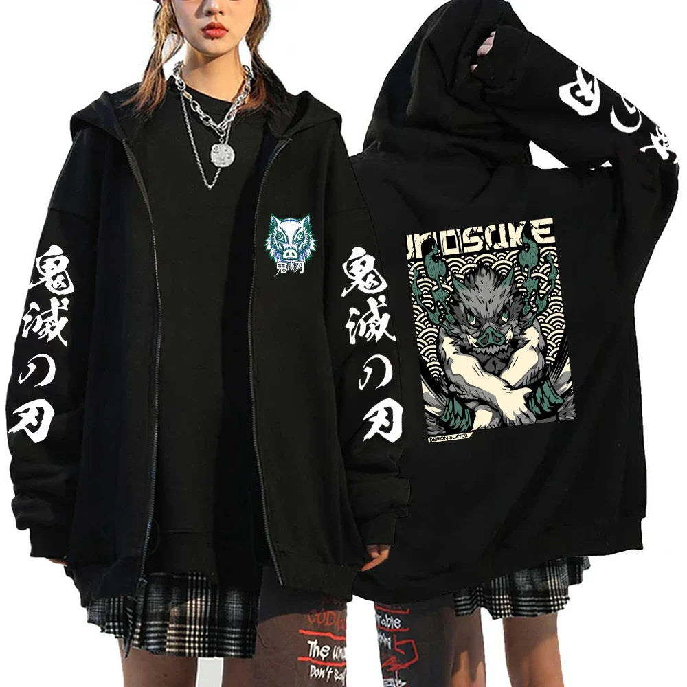 Nezuko & Tanjiro Jacket – Stylish Design, Demon Slayer Eden of Clothes