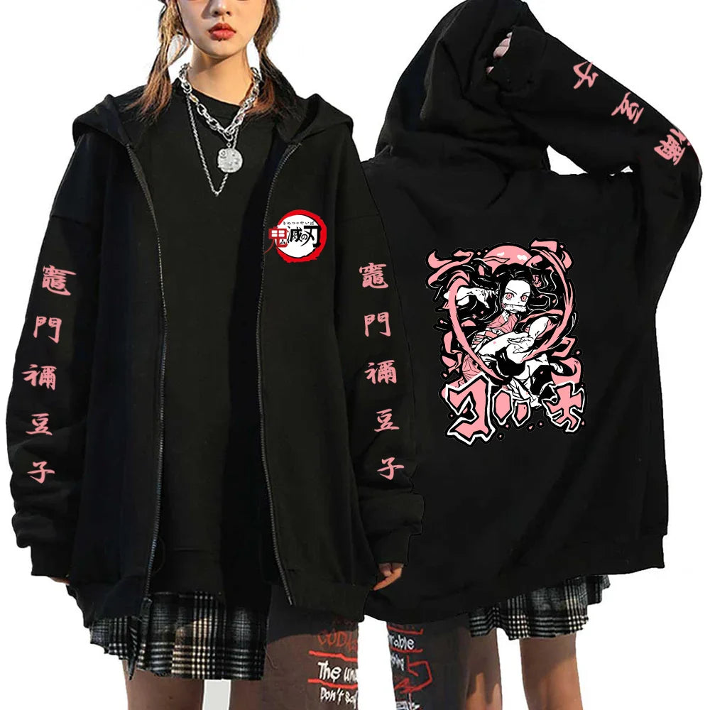 Nezuko & Tanjiro Jacket – Stylish Design, Demon Slayer - Eden of Clothes