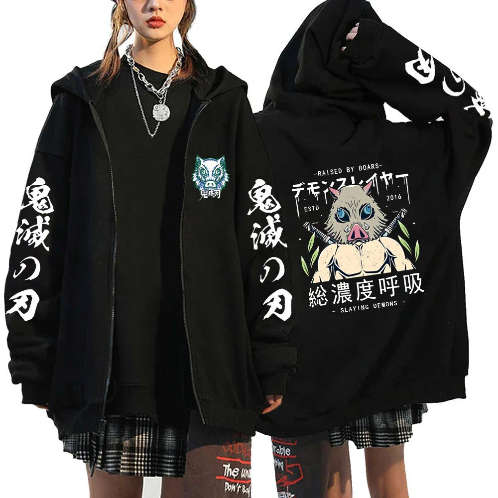 Nezuko & Tanjiro Jacket – Stylish Design, Demon Slayer - Eden of Clothes