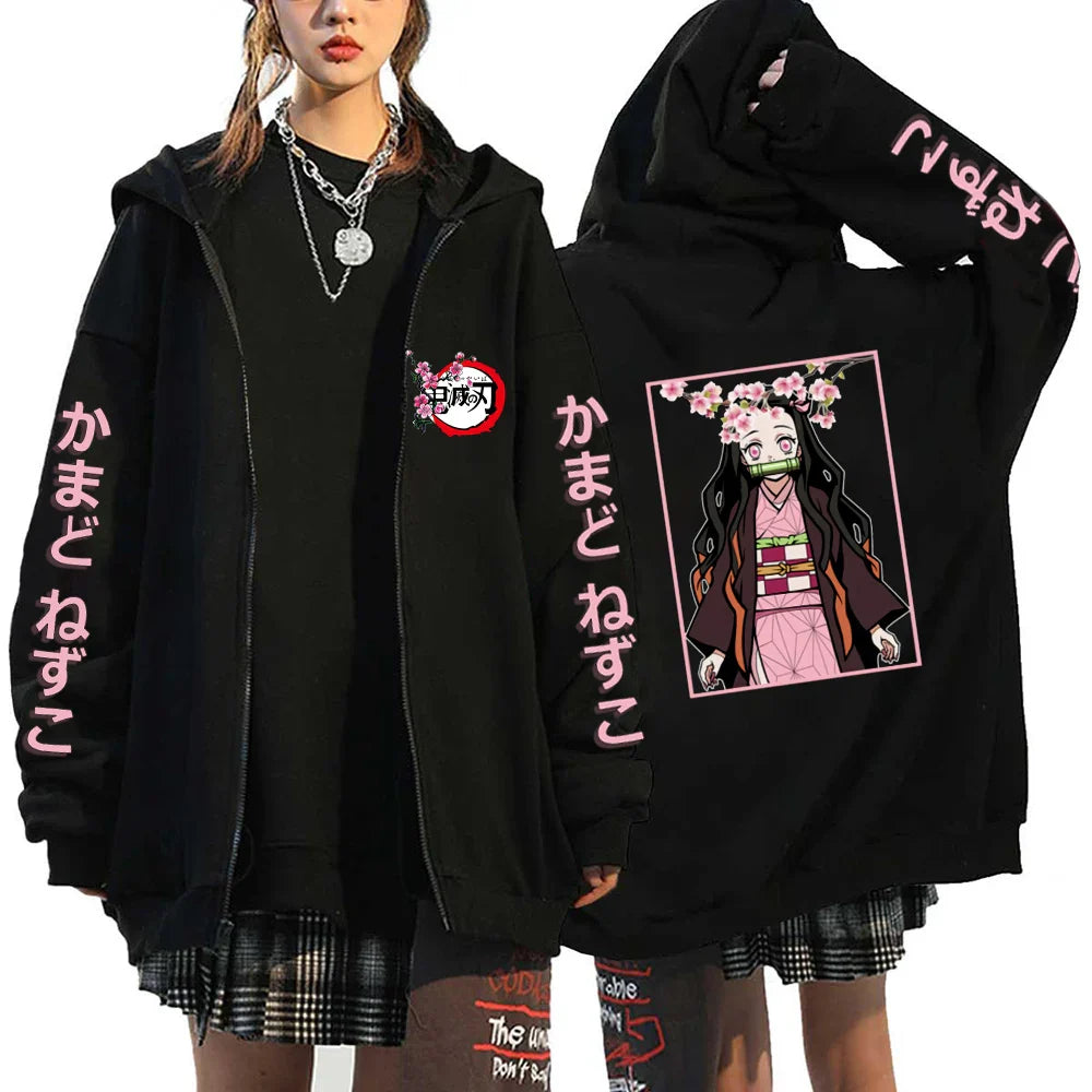 Nezuko & Tanjiro Jacket – Stylish Design, Demon Slayer - Eden of Clothes