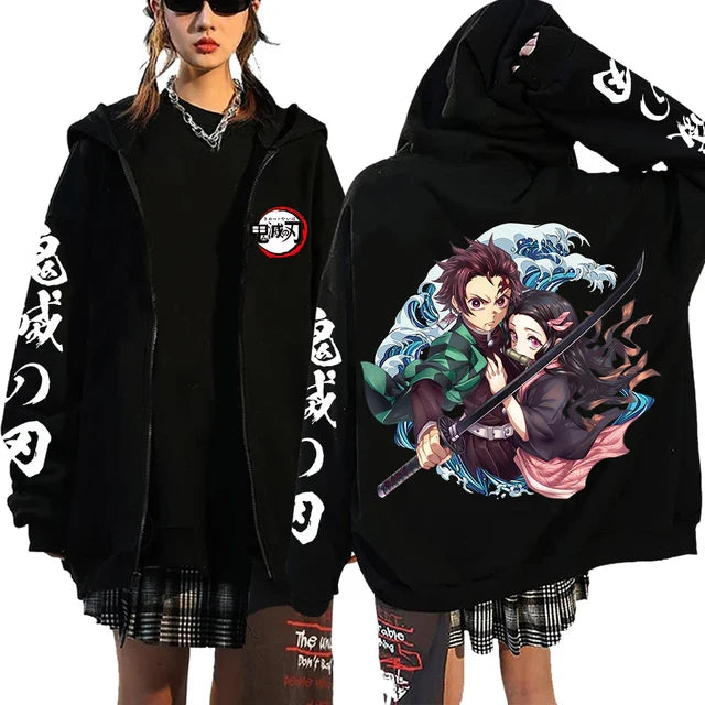 Nezuko & Tanjiro Jacket – Stylish Design, Demon Slayer - Eden of Clothes