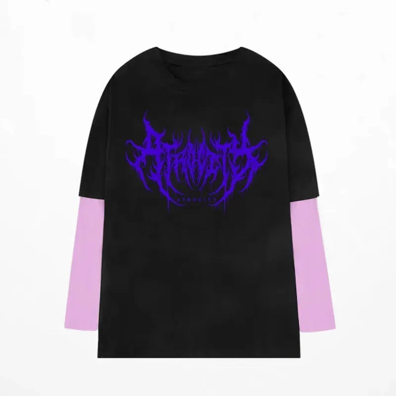 Female retro hip-hop T-shirt - Eden of Clothes