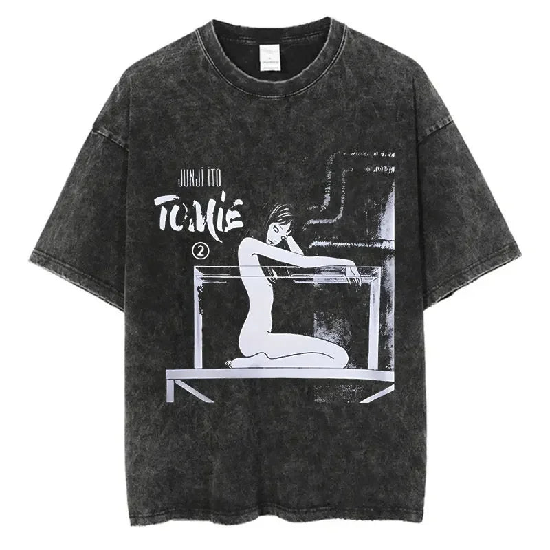 Streetwear T-Shirt - Graphic Print, Harajuku - Eden of Clothes