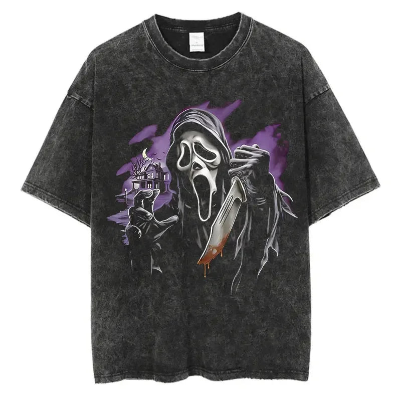 Streetwear T-Shirt - Graphic Print, Harajuku - Eden of Clothes
