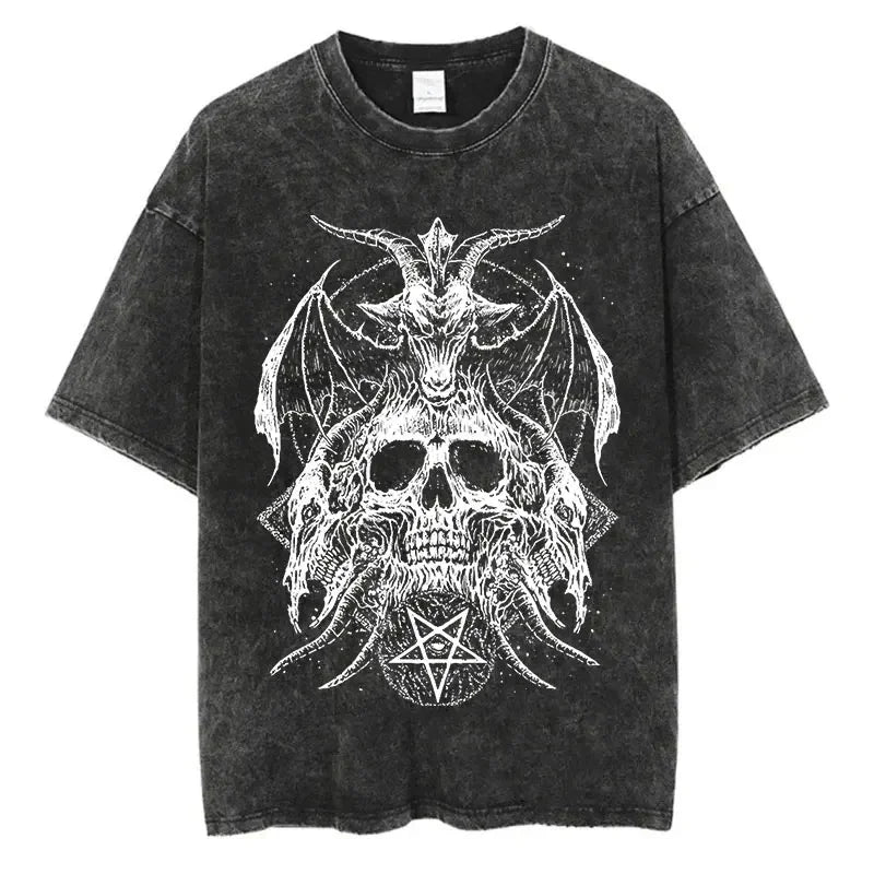 Streetwear T-Shirt - Graphic Print, Harajuku - Eden of Clothes