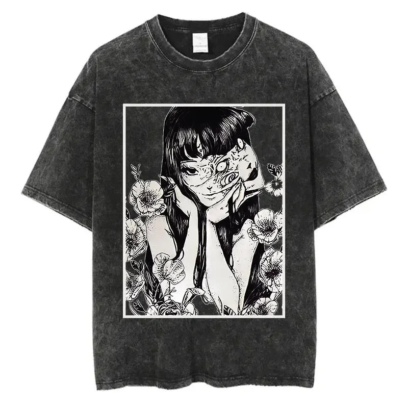 Streetwear T-Shirt - Graphic Print, Harajuku - Eden of Clothes