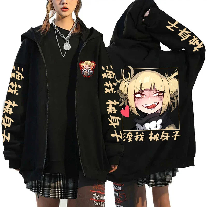 Himiko Toga Zipper Jacket – Villain Aesthetic, My Hero Academia - Eden of Clothes