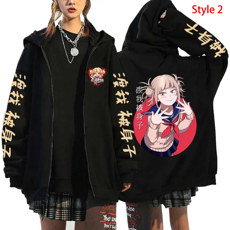 Himiko Toga Zipper Jacket – Villain Aesthetic, My Hero Academia - Eden of Clothes