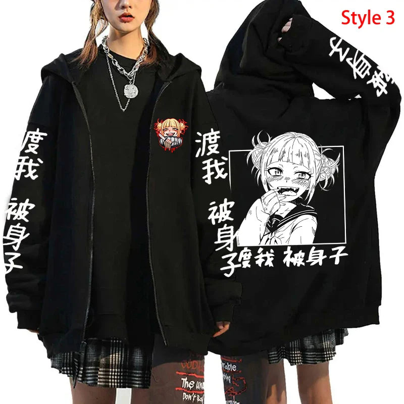 Himiko Toga Zipper Jacket – Villain Aesthetic, My Hero Academia - Eden of Clothes