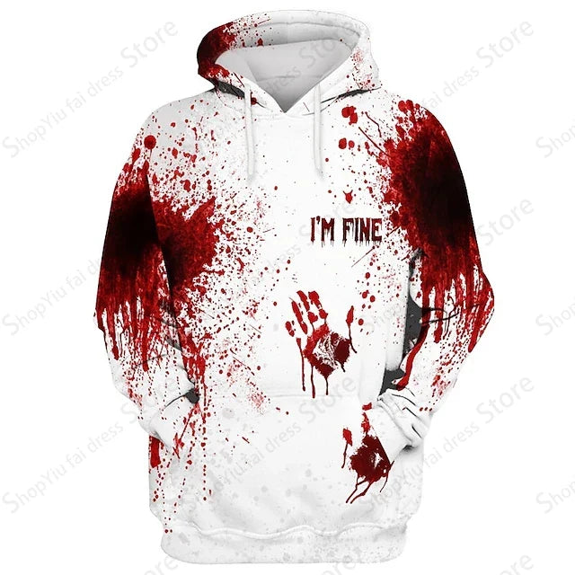 Warm Hoodie - Bloody Design - Eden of Clothes
