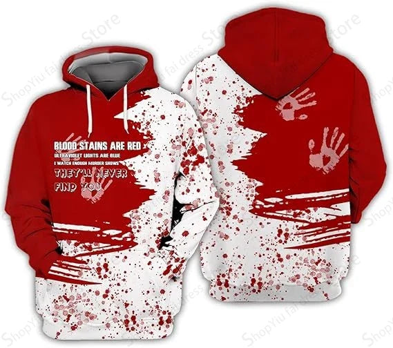 Warm Hoodie - Bloody Design - Eden of Clothes