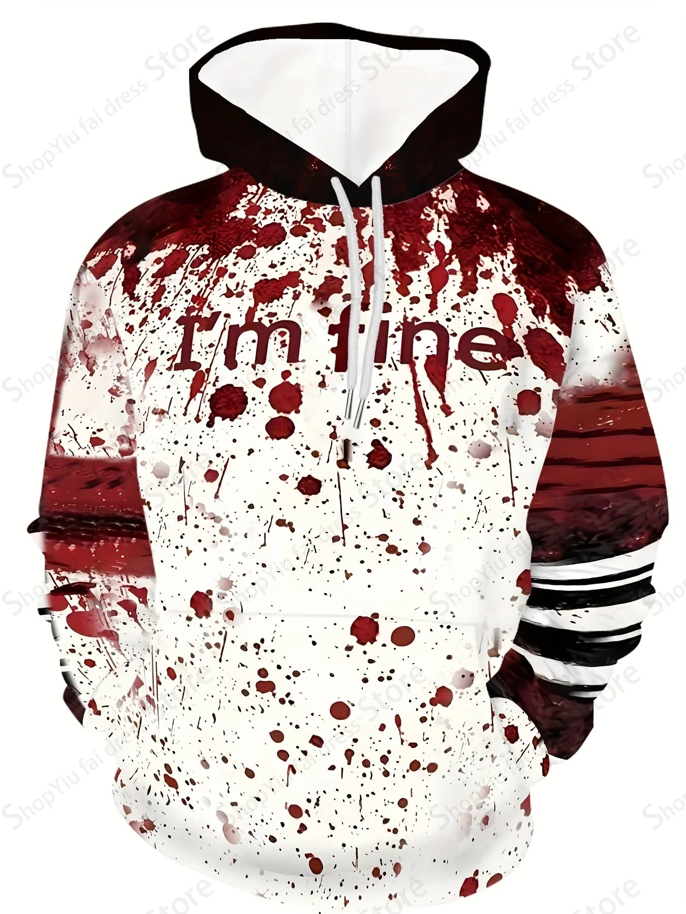 Warm Hoodie - Bloody Design - Eden of Clothes