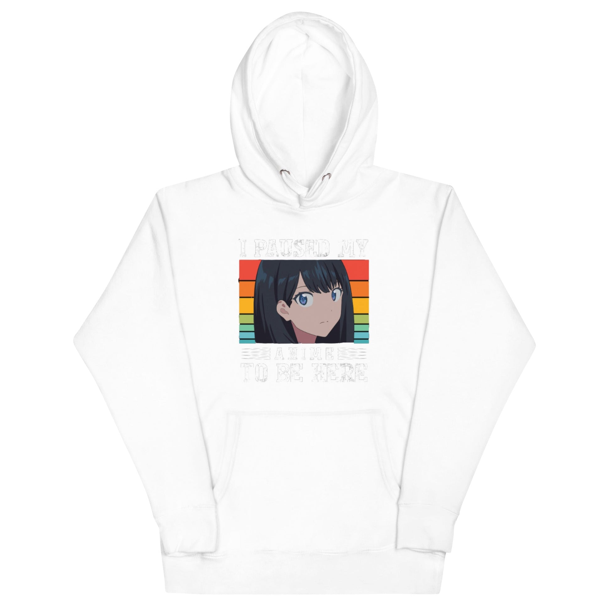"I Paused My Anime" Hoodie – Perfect for Anime Lovers - Eden of Clothes