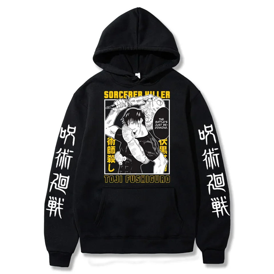 Cozy Hoodie – Sorcerer Symbol, Jujutsu Kaisen - Eden of Clothes