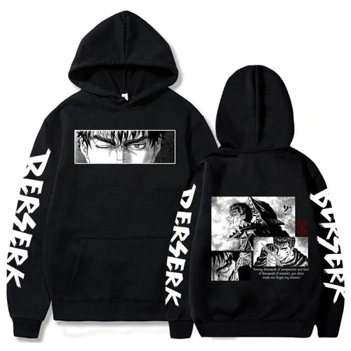 Berserk Hoodie – Guts Design, Japanese Anime - Eden of Clothes