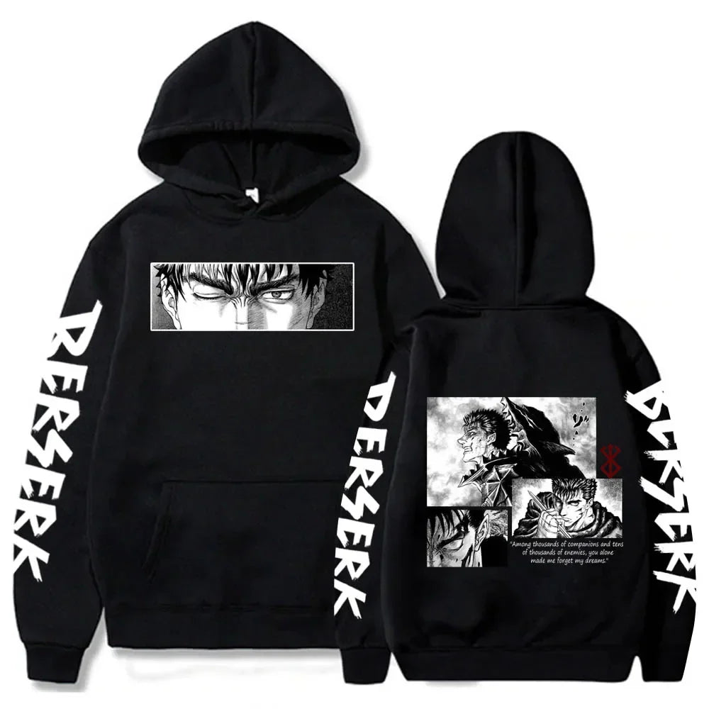 Berserk Hoodie – Guts Design, Japanese Anime - Eden of Clothes