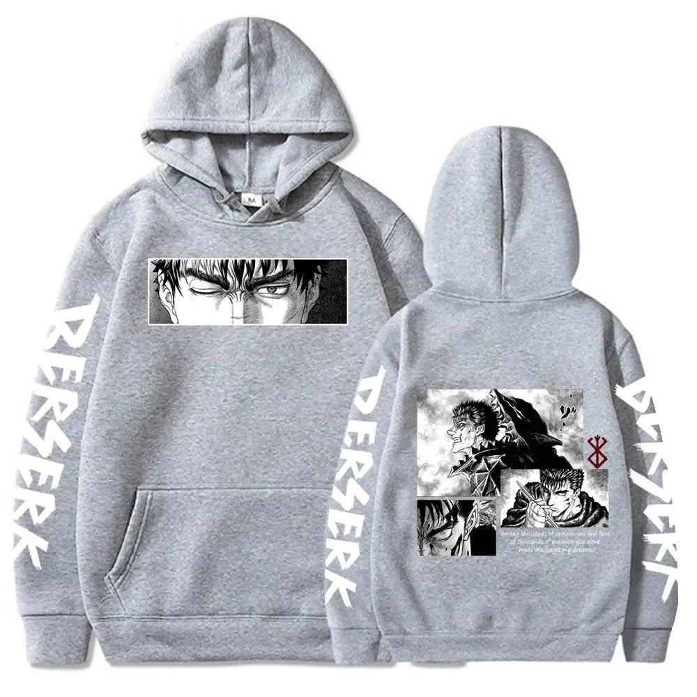 Berserk Hoodie – Guts Design, Japanese Anime - Eden of Clothes