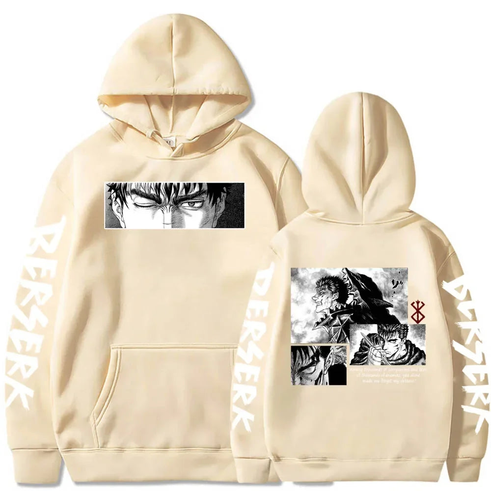 Berserk Hoodie – Guts Design, Japanese Anime - Eden of Clothes
