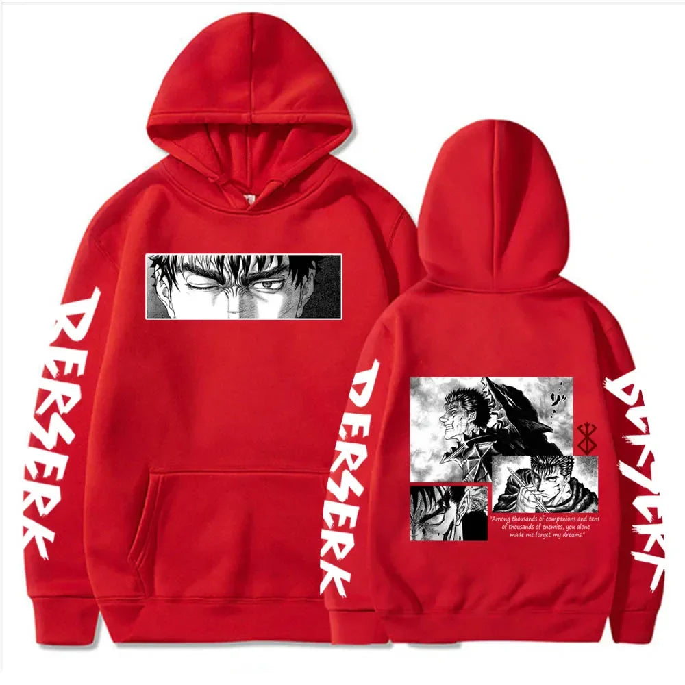 Berserk Hoodie – Guts Design, Japanese Anime - Eden of Clothes