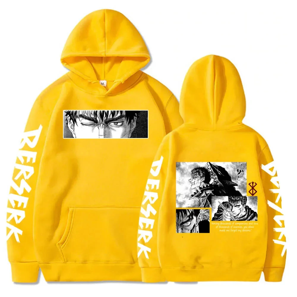 Berserk Hoodie – Guts Design, Japanese Anime - Eden of Clothes
