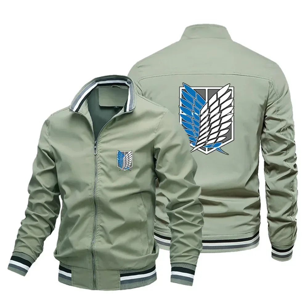 Baseball Jacket – Japanese Print, AoT - Eden of Clothes