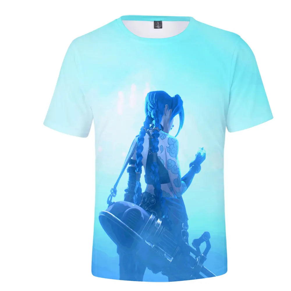 Jinx T-Shirt – Casual Streetwear, Arcane - Eden of Clothes
