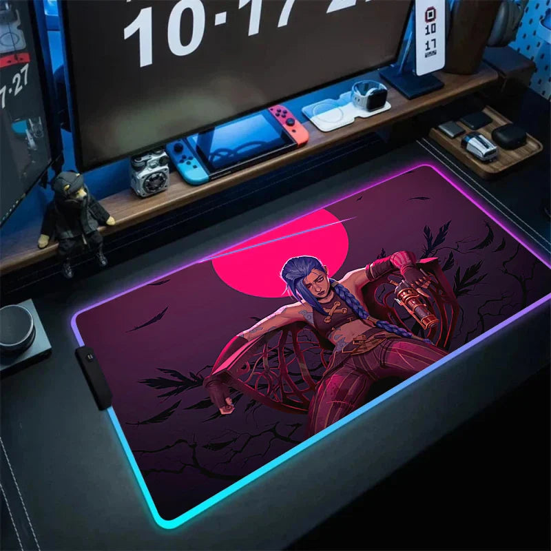 Jinx Gaming LED Mouse Pad – Vibrant Colors, Smooth Surface - Eden of Clothes