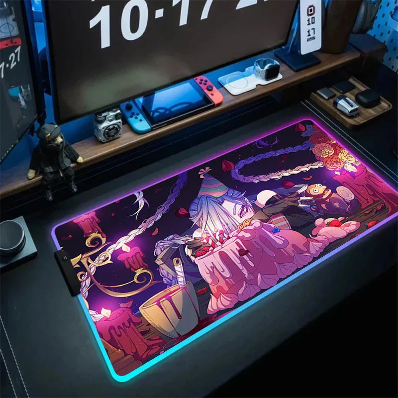 Jinx Gaming LED Mouse Pad – Vibrant Colors, Smooth Surface - Eden of Clothes