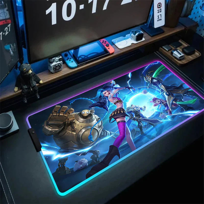 Jinx Gaming LED Mouse Pad – Vibrant Colors, Smooth Surface - Eden of Clothes