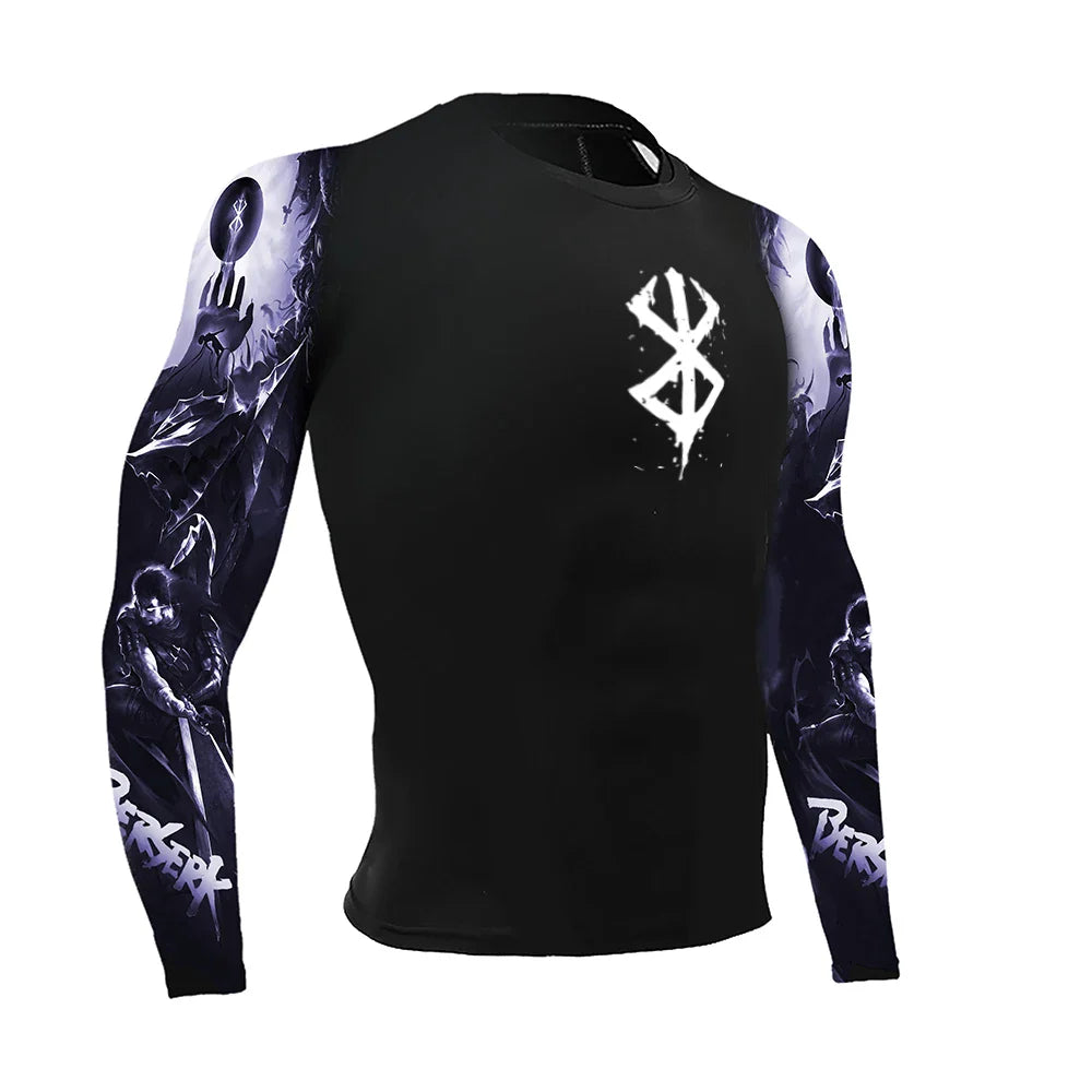 Compression Shirt with Sleeves – Battle Armor, Berserk - Eden of Clothes