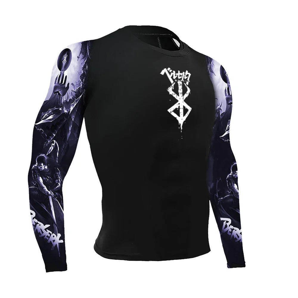 Compression Shirt with Sleeves – Battle Armor, Berserk - Eden of Clothes