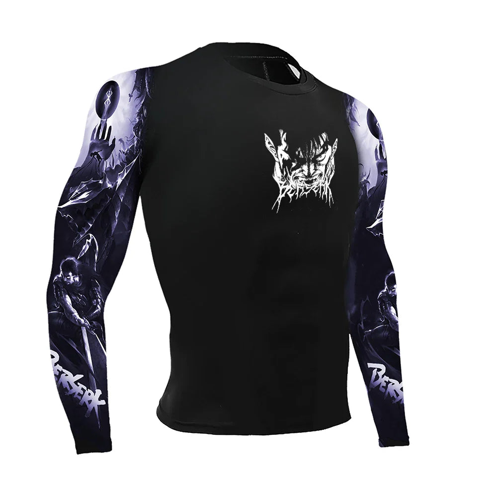 Compression Shirt with Sleeves – Battle Armor, Berserk - Eden of Clothes