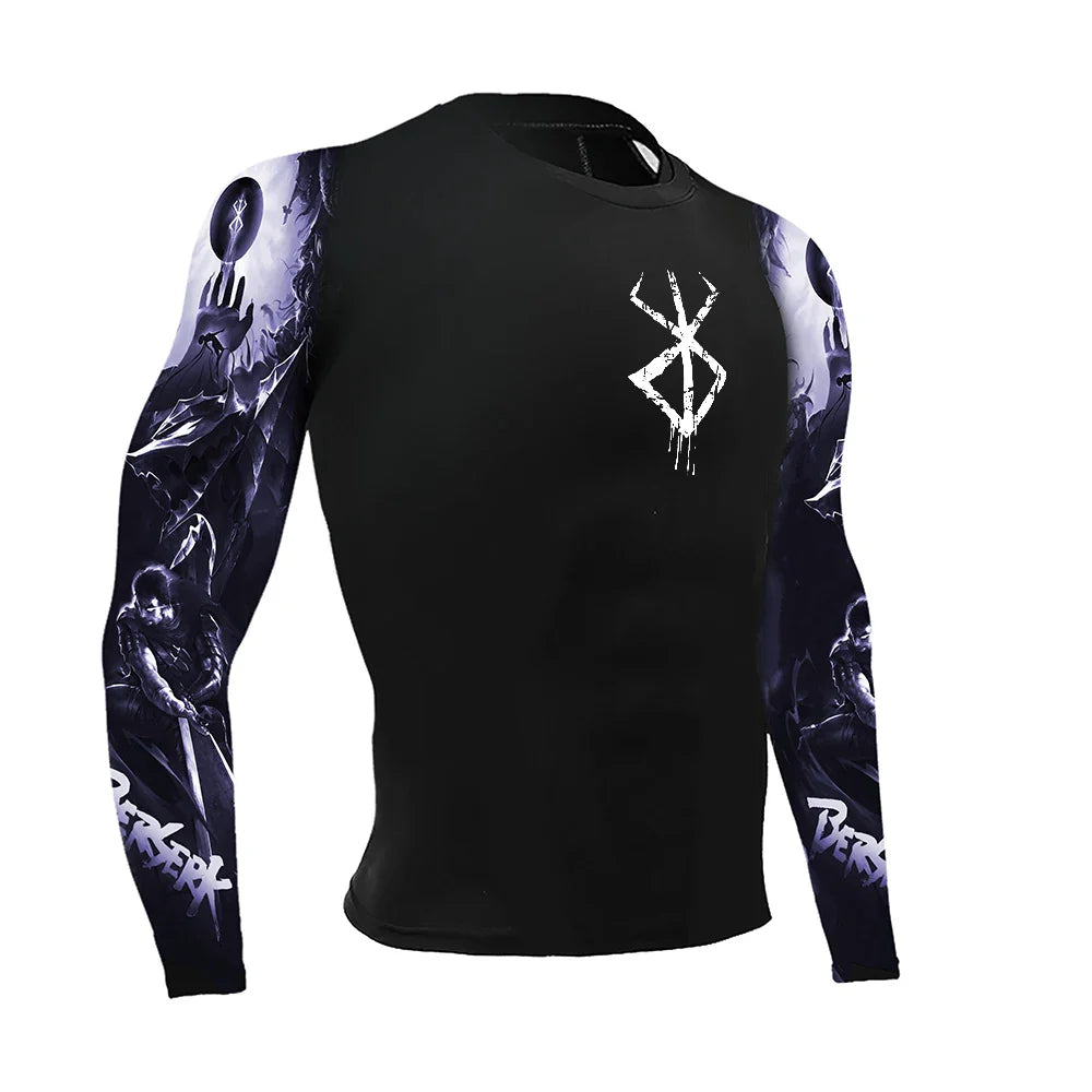 Compression Shirt with Sleeves – Battle Armor, Berserk - Eden of Clothes