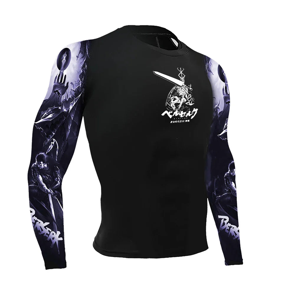 Compression Shirt with Sleeves – Battle Armor, Berserk - Eden of Clothes