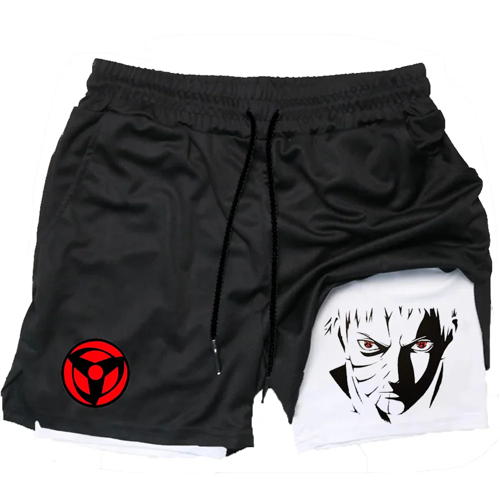 2-in-1 Gym Shorts – Shinobi Style, Naruto - Eden of Clothes