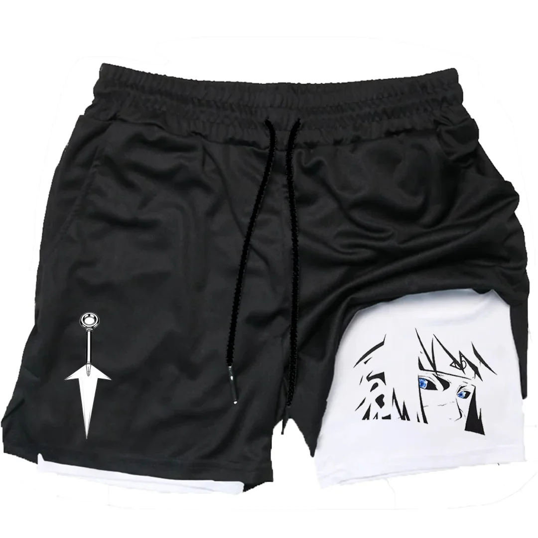 2-in-1 Gym Shorts – Shinobi Style, Naruto - Eden of Clothes