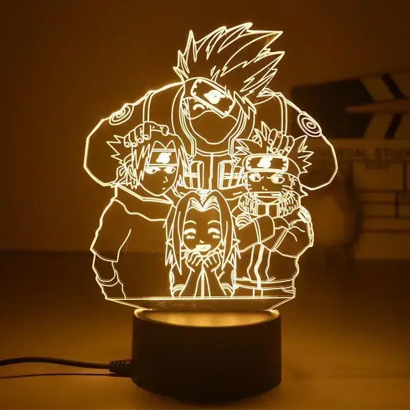 Naruto LED Night Light – Remote, Anime Inspired Design - Eden of Clothes