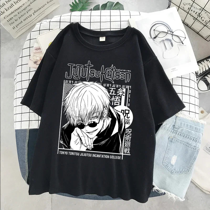 Oversized T-shirt – Cursed Energy, Jujutsu Kaisen - Eden of Clothes