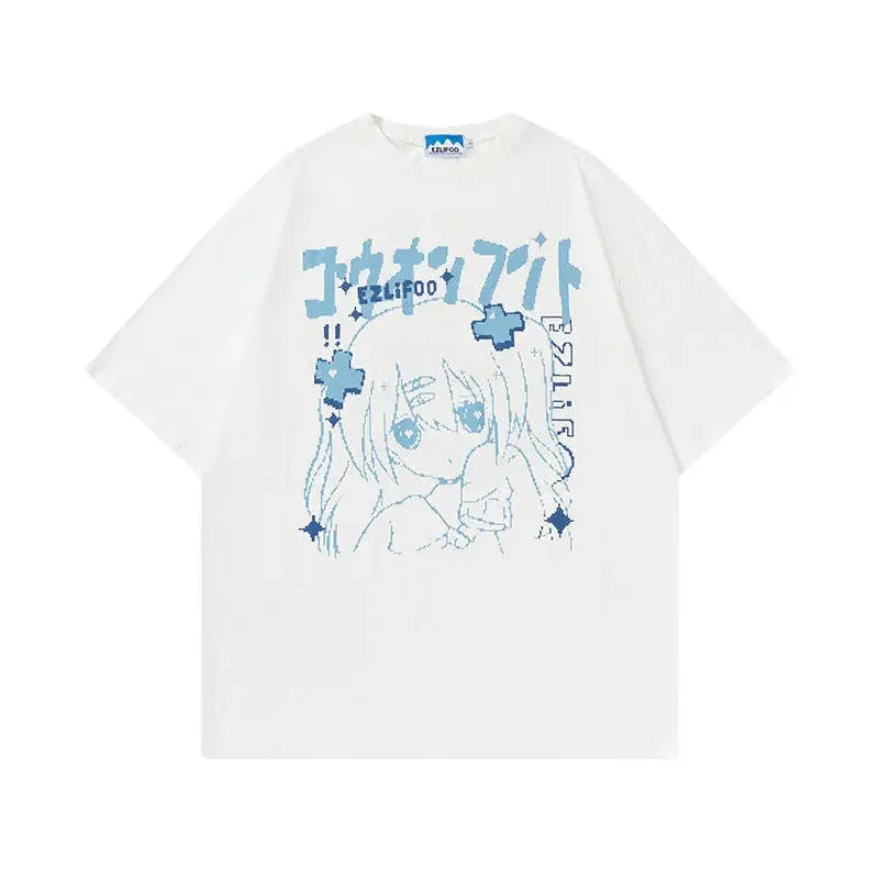 Oversized Anime T-shirts - Eden of Clothes