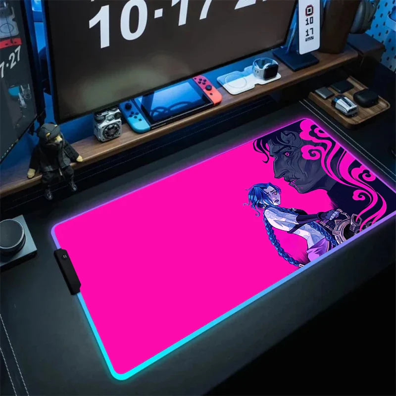 RGB Mouse Mat – Vibrant Colors, League of Legends - Eden of Clothes